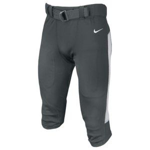 NIKE Men's Team Vapor Pro Football Pants Gray NEW
